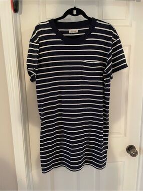 madewell tie sleeve retro dress Button-Front Tie-Sleeve Retro Dress in Happy Hibiscus
